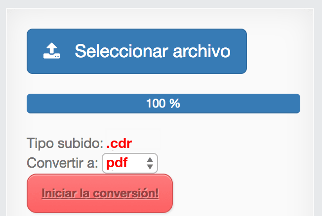 Comment convertir CDR en PDF en ligne